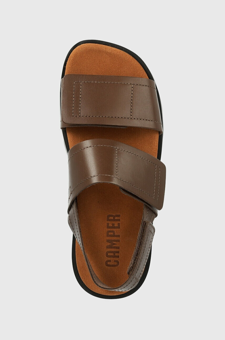 Camper Кожени сандали Brutus Sandal в кафяво с платформа K201323.009 - Pepit.bg