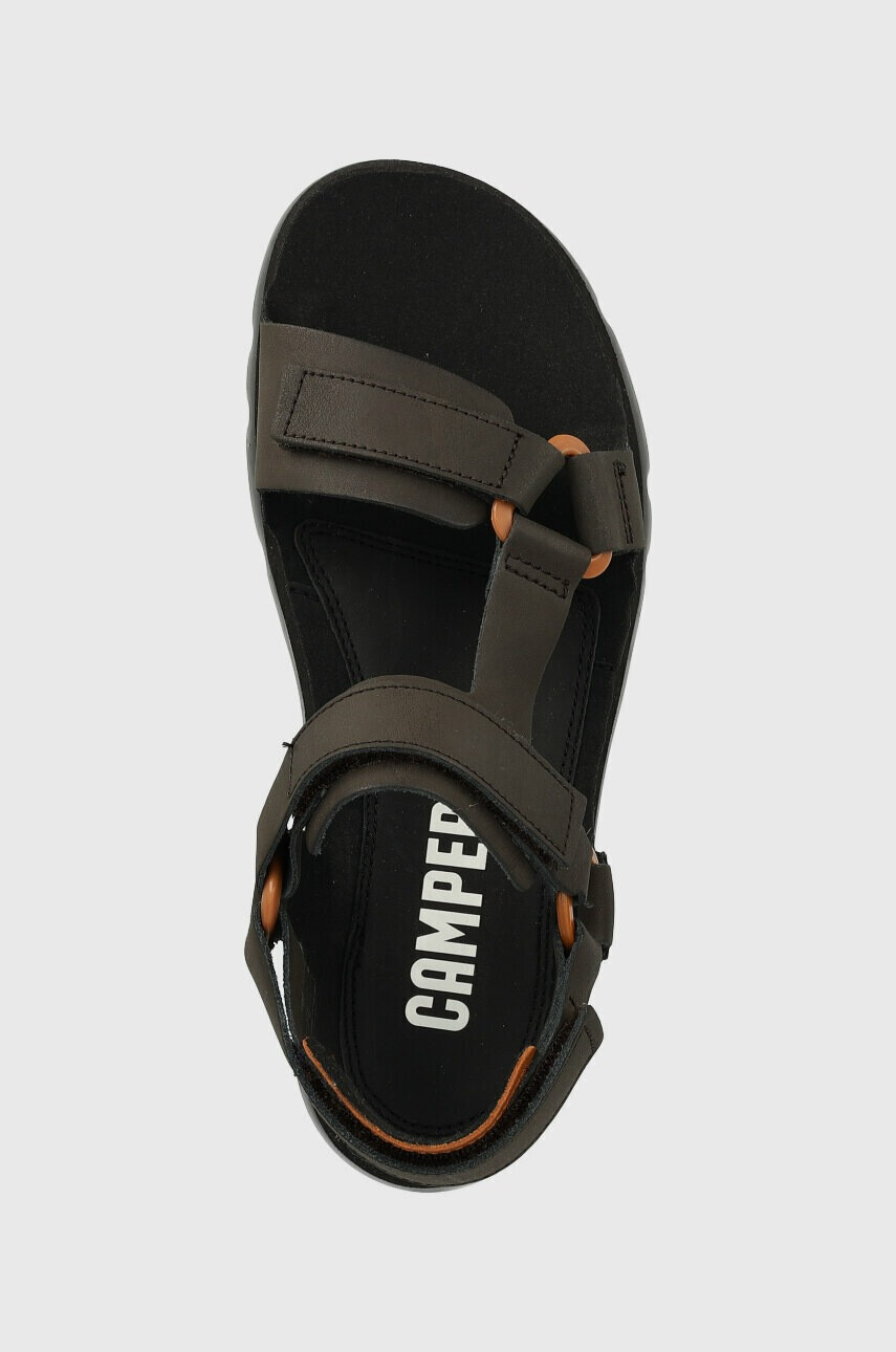 Camper Кожени сандали Oruga Sandal в кафяво K100416.021 - Pepit.bg