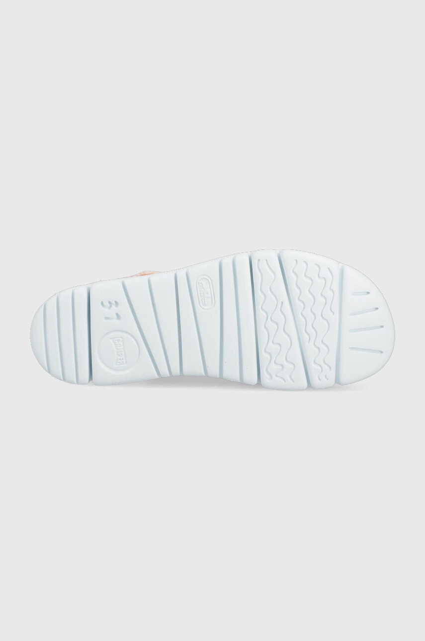 Camper Кожени сандали Oruga Sandal дамски в жълто - Pepit.bg
