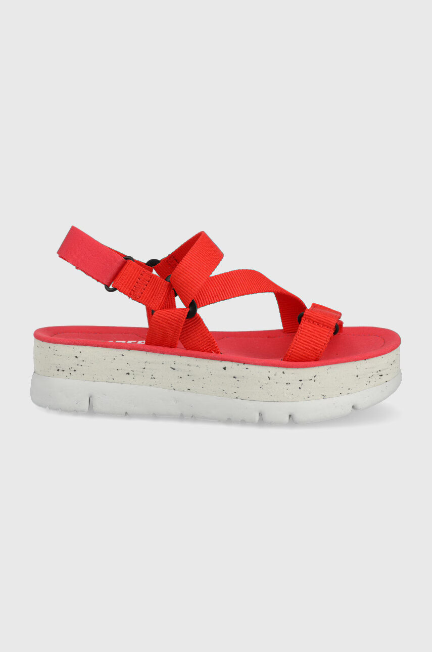 Camper Сандали Oruga Up в синьо с платформа K200851.019 - Pepit.bg