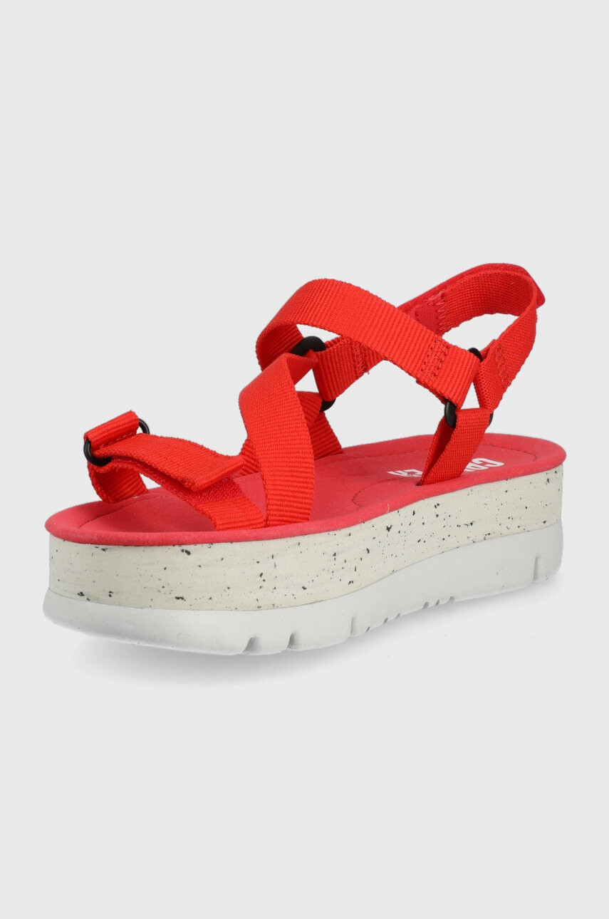 Camper Сандали Oruga Up в синьо с платформа K200851.019 - Pepit.bg