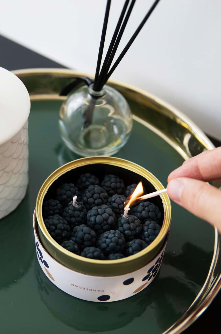 CandleCan Ароматизирана свещ Cinnamon Blackberry - Pepit.bg