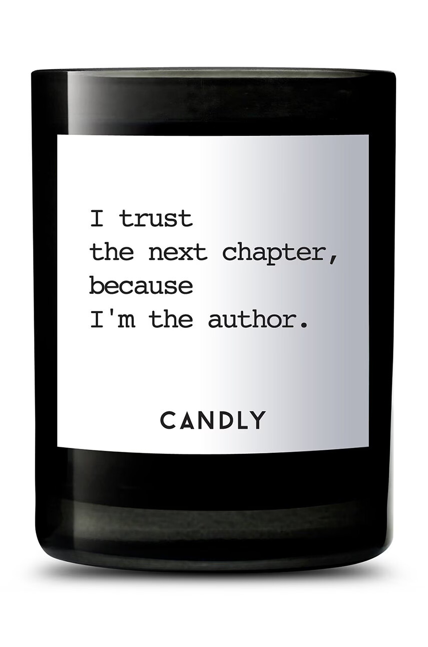 Candly Ароматна соева свещ I trust the next chapter. - Pepit.bg
