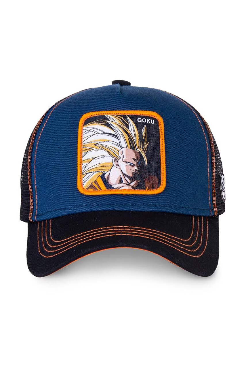 CapsLab Шапка DRAGON BALL в тъмносиньо с апликация - Pepit.bg