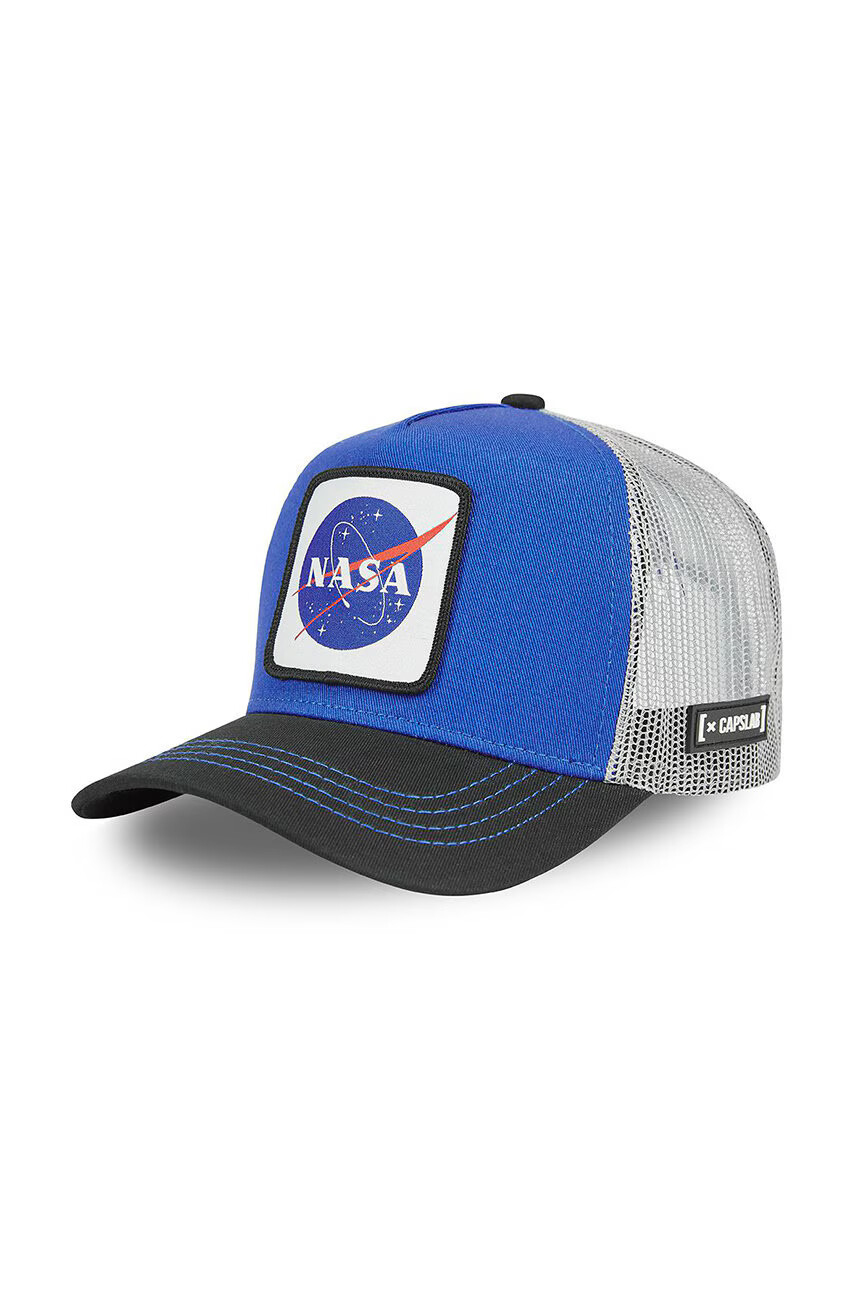 CapsLab Шапка x Nasa X Nasa в бяло с апликация - Pepit.bg