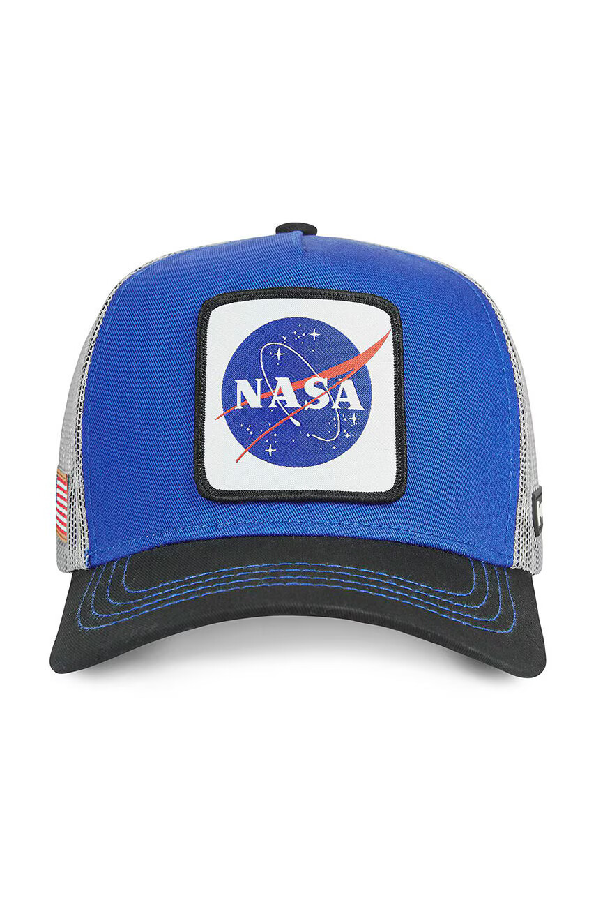 CapsLab Шапка x Nasa X Nasa в бяло с апликация - Pepit.bg