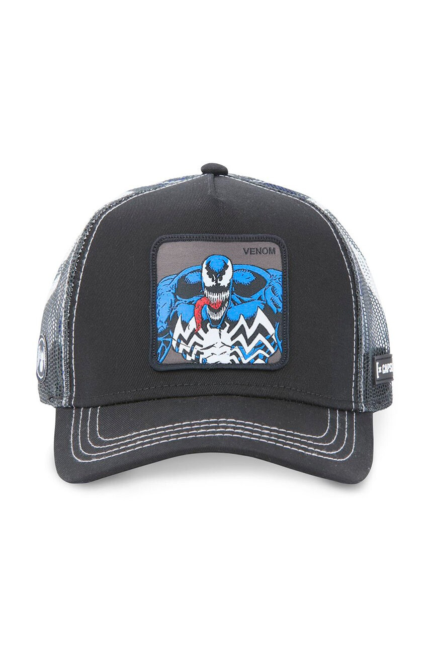 CapsLab Шапка Marvel в черно с апликация - Pepit.bg
