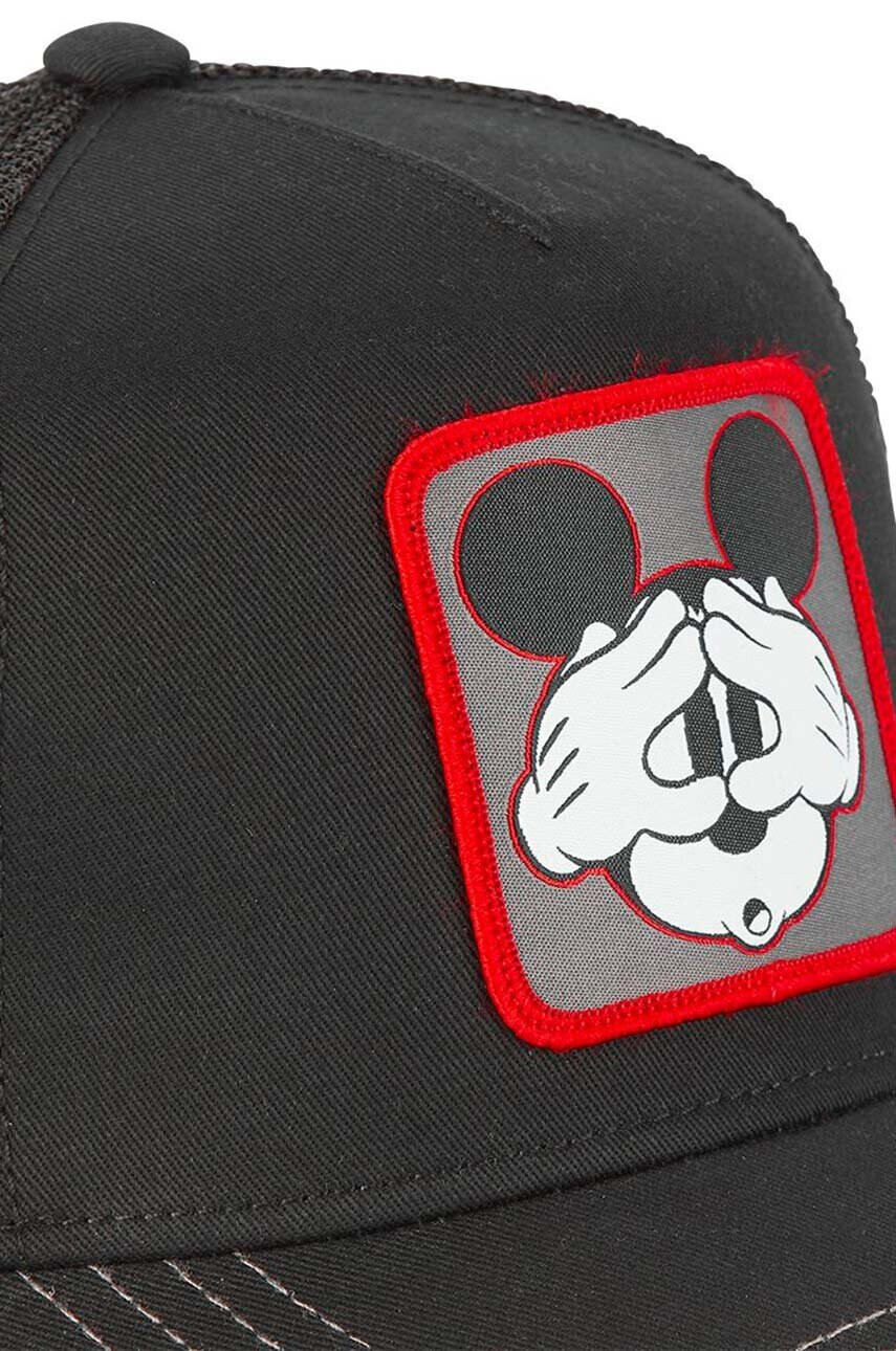 CapsLab Шапка с козирка DISNEY в черно с апликация - Pepit.bg