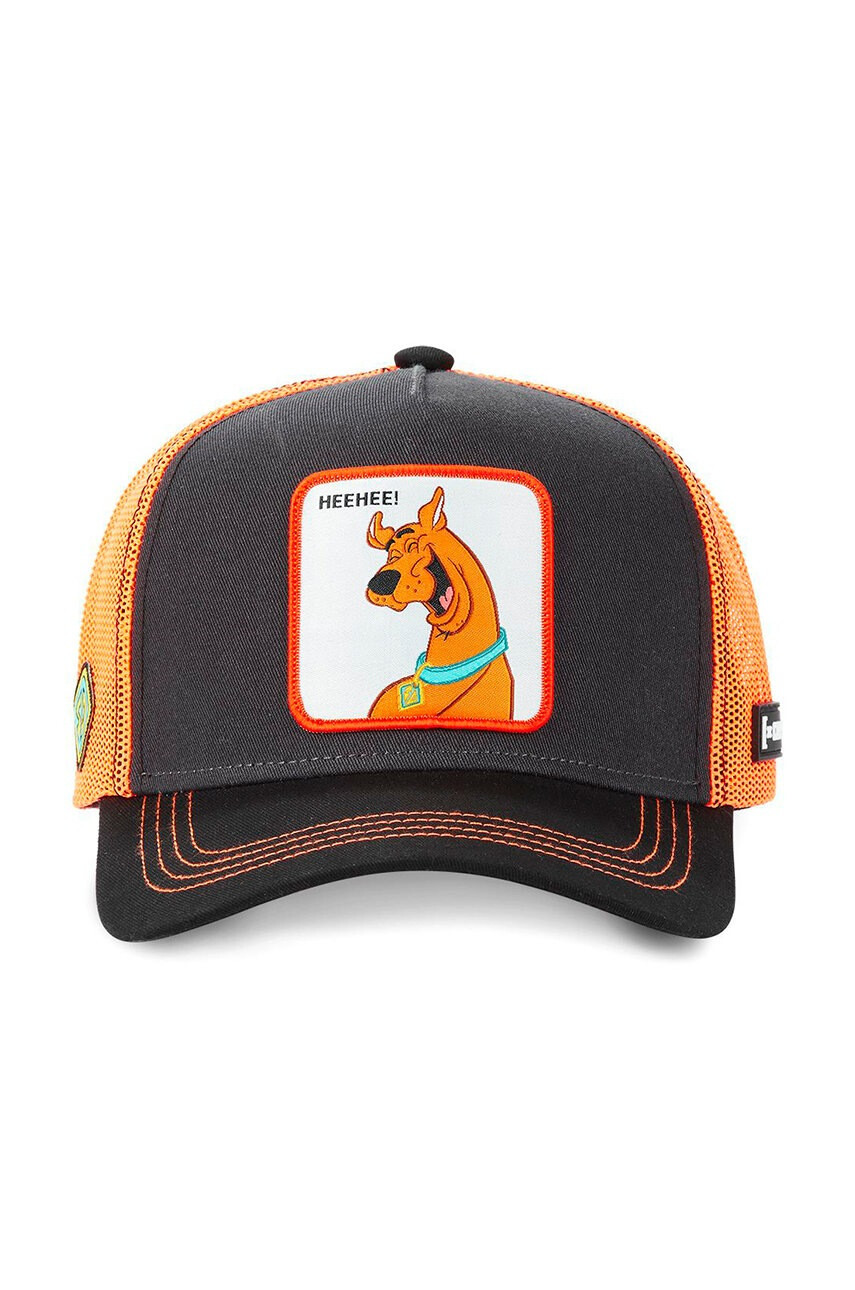 CapsLab Шапка Scooby-doo в сиво с апликация - Pepit.bg