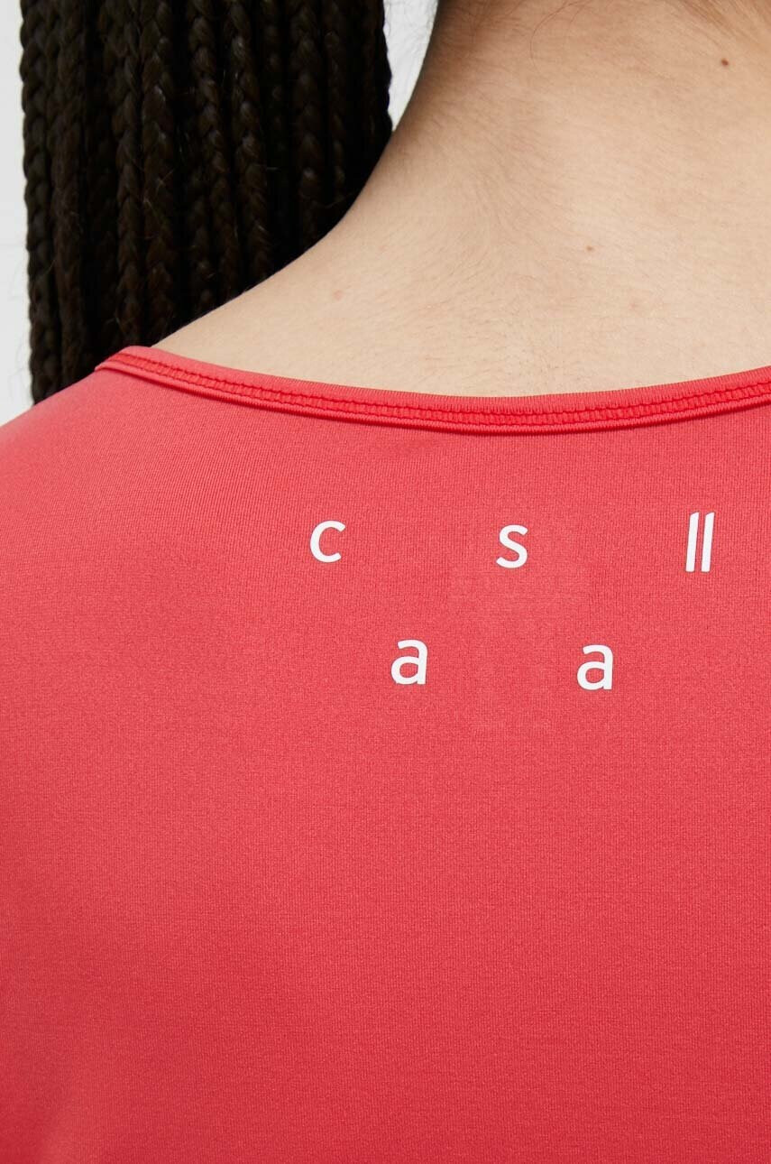 Casall Блуза с дълги ръкави за йога в червено - Pepit.bg