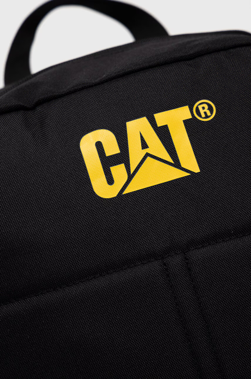 Caterpillar Раница в черно голям размер с принт - Pepit.bg