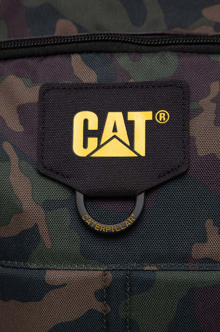 Caterpillar Раница в черно голям размер с принт - Pepit.bg