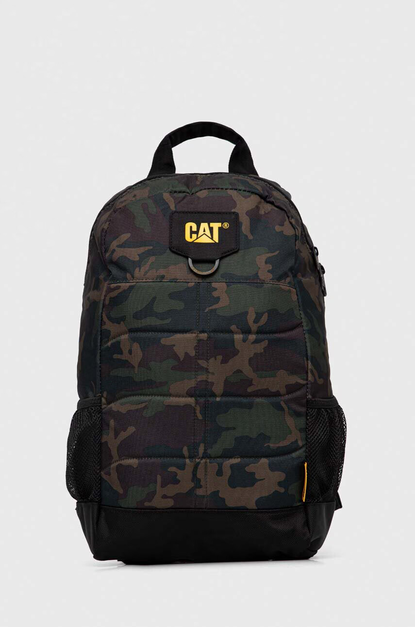 Caterpillar Раница в зелено голям размер с десен - Pepit.bg