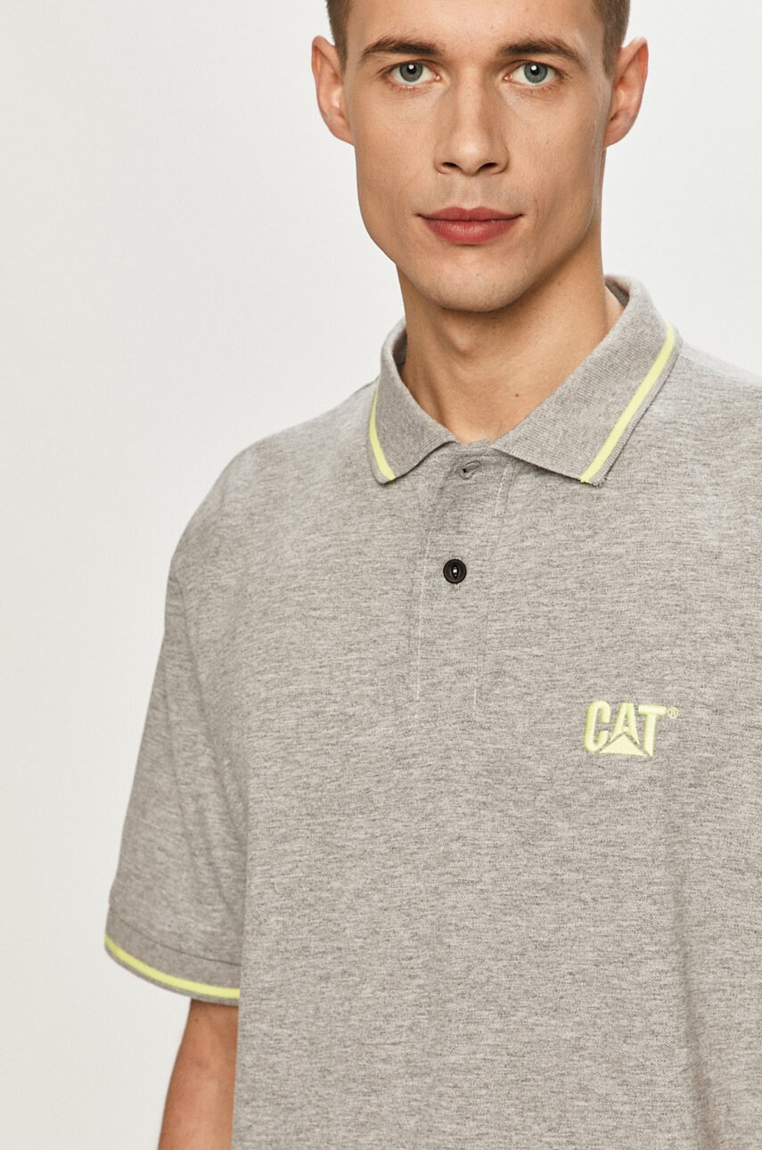 Caterpillar Тениска с яка - Pepit.bg