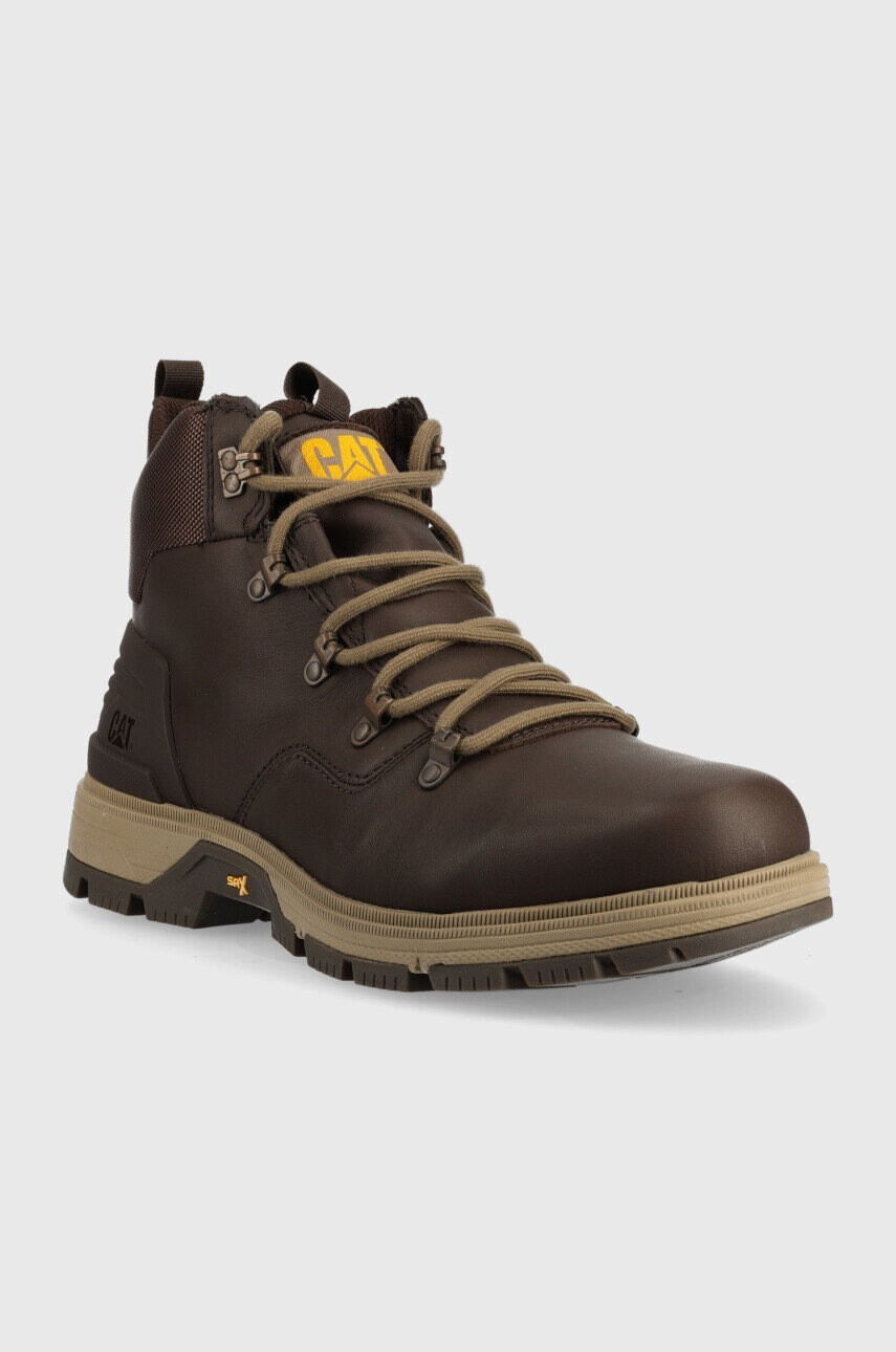 Caterpillar Туристически обувки Leverage Hiker Wp в кафяво - Pepit.bg