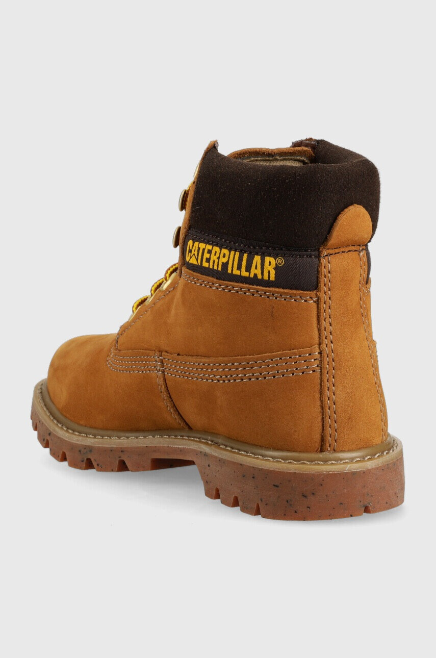 Caterpillar Велурени кубинки E Colorado в кафяво с равна подметка - Pepit.bg