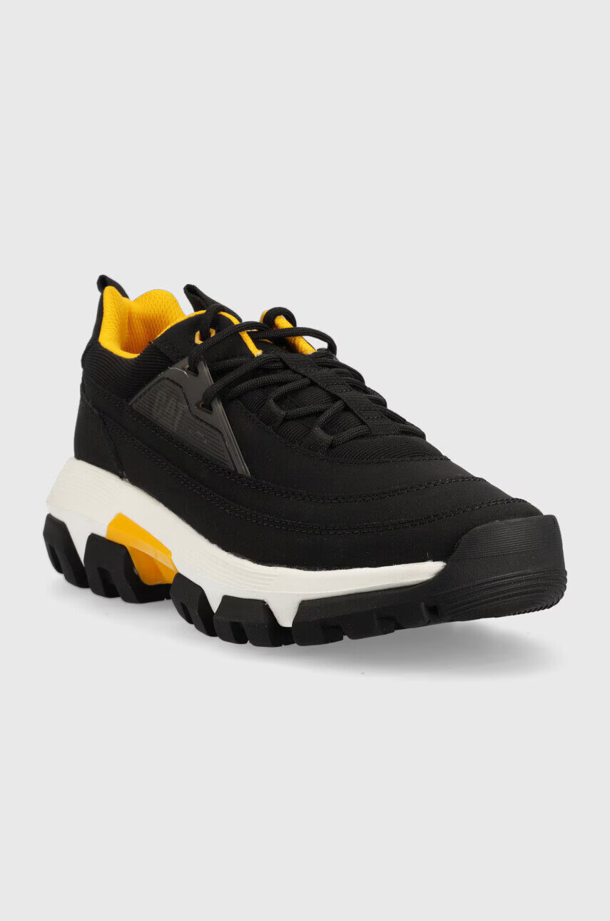 Caterpillar Велурени маратонки Raider Lace в черно - Pepit.bg