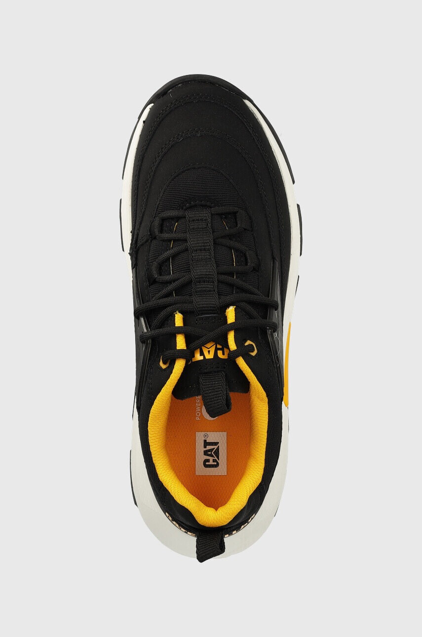 Caterpillar Велурени маратонки Raider Lace в черно - Pepit.bg