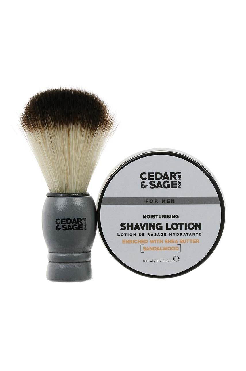Cedar & Sage Мини комплект за бръснене Mini Shaving (2 броя) - Pepit.bg
