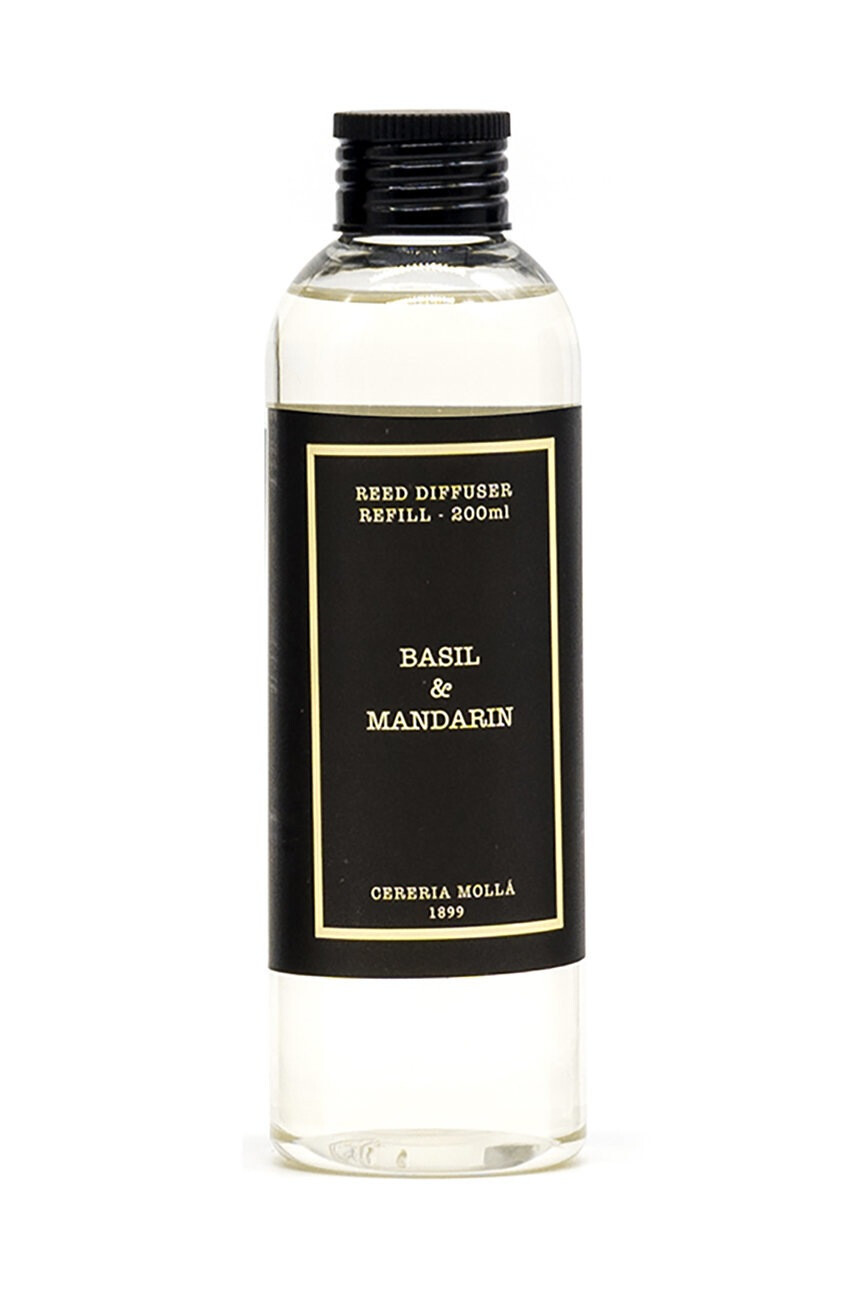 Cereria Molla Cerreria Molla Пълнител за арома дифузер Basil & Mandarin 200 ml - Pepit.bg