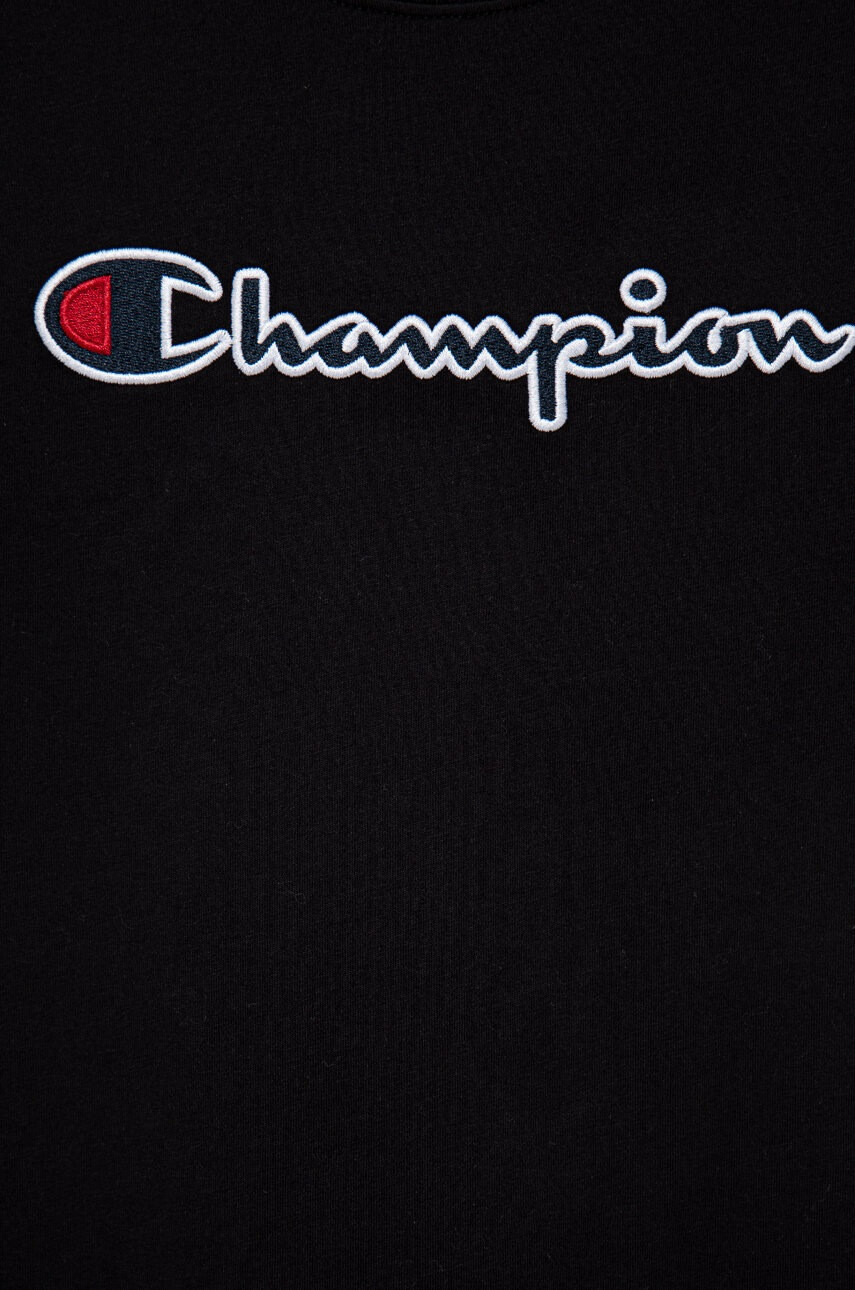 Champion Детска памучна тениска 404336 в черно - Pepit.bg