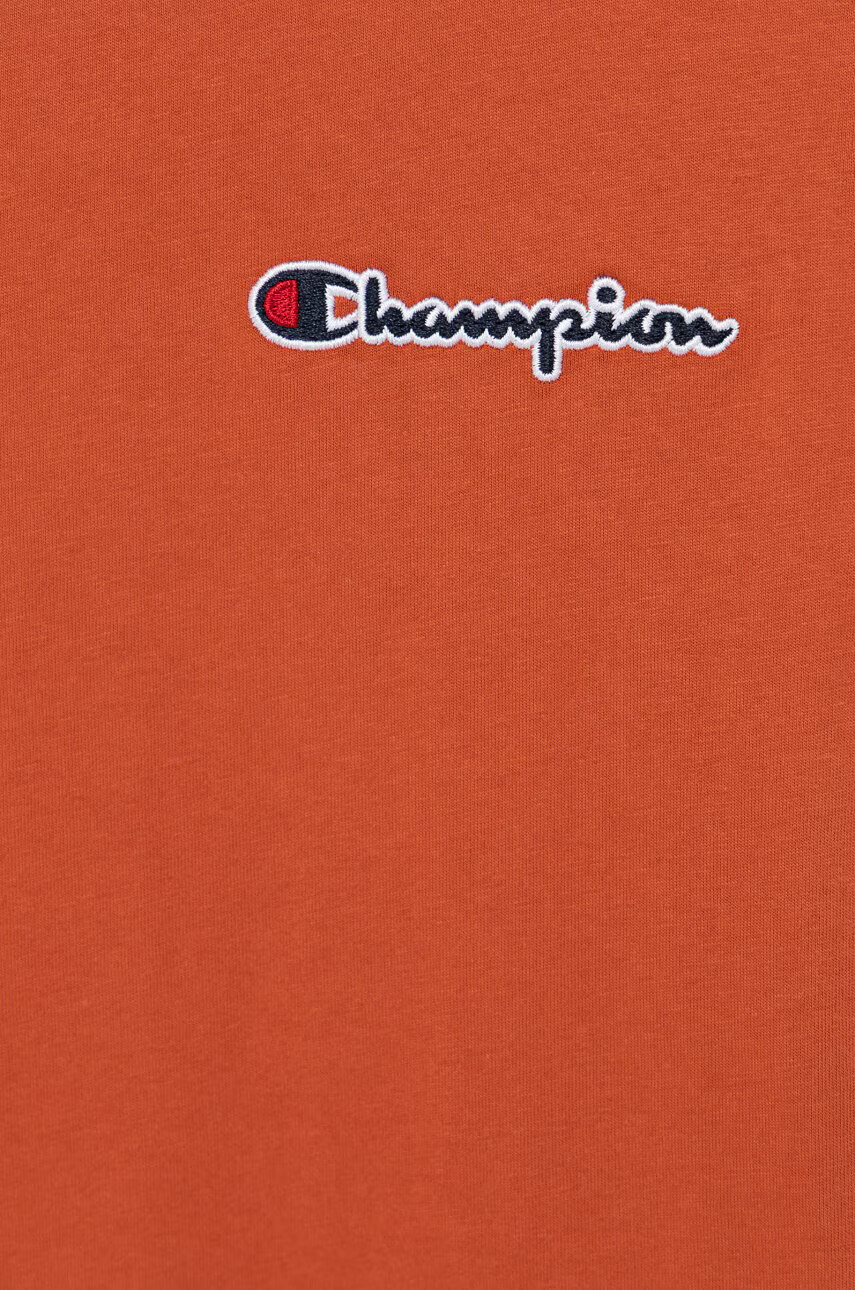 Champion Детска памучна тениска 305955 в червено с апликация - Pepit.bg
