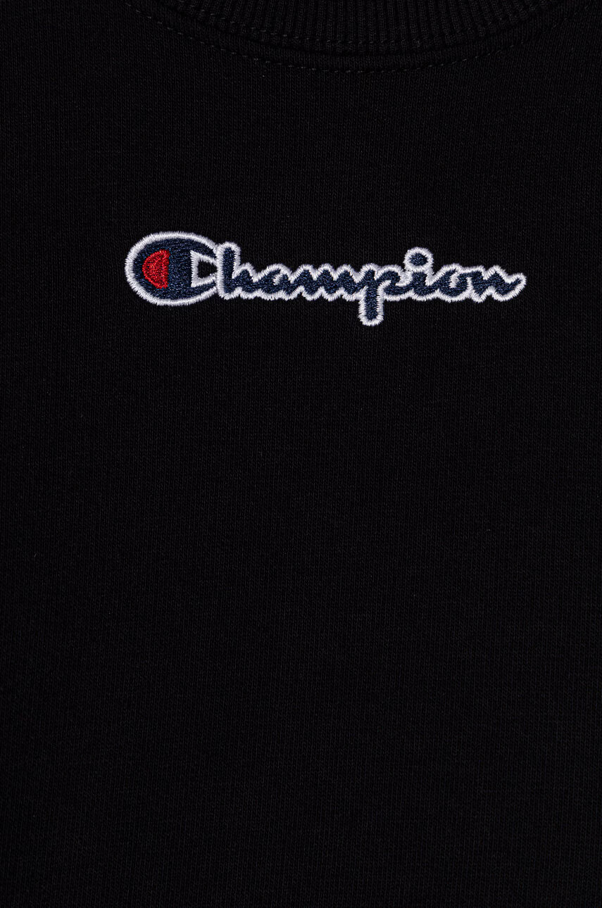 Champion Детски суичър 404069 в черно с апликация - Pepit.bg