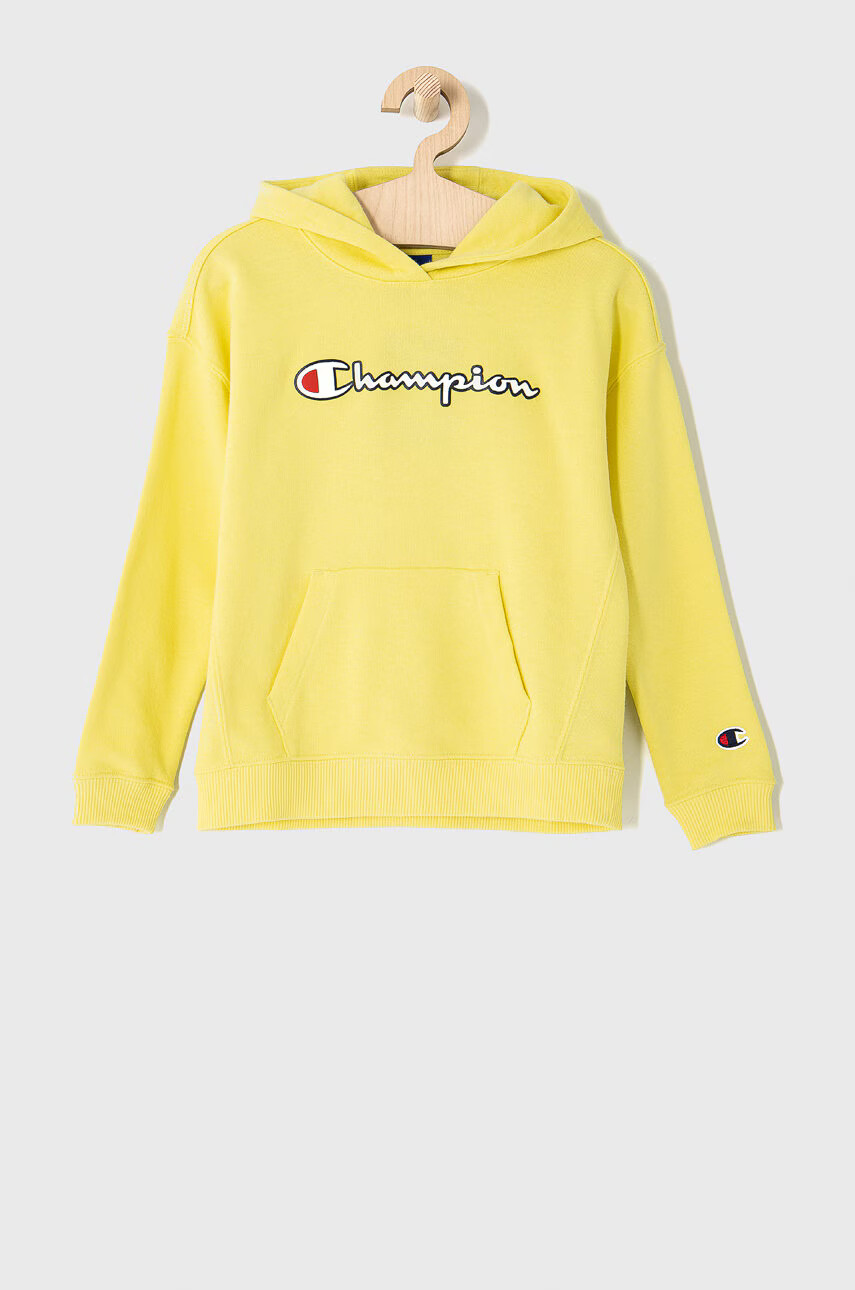 Champion Детски суичър 403780 в жълто с апликация - Pepit.bg
