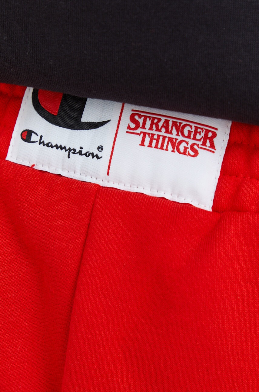 Champion Къси панталони Xstranger Things в червено с принт - Pepit.bg