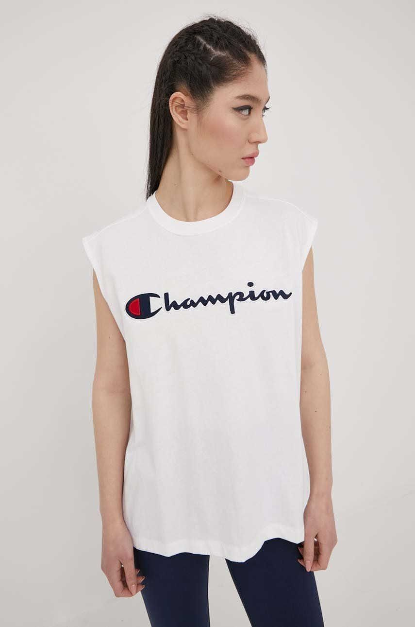 Champion Памучен топ 114932 в бяло - Pepit.bg