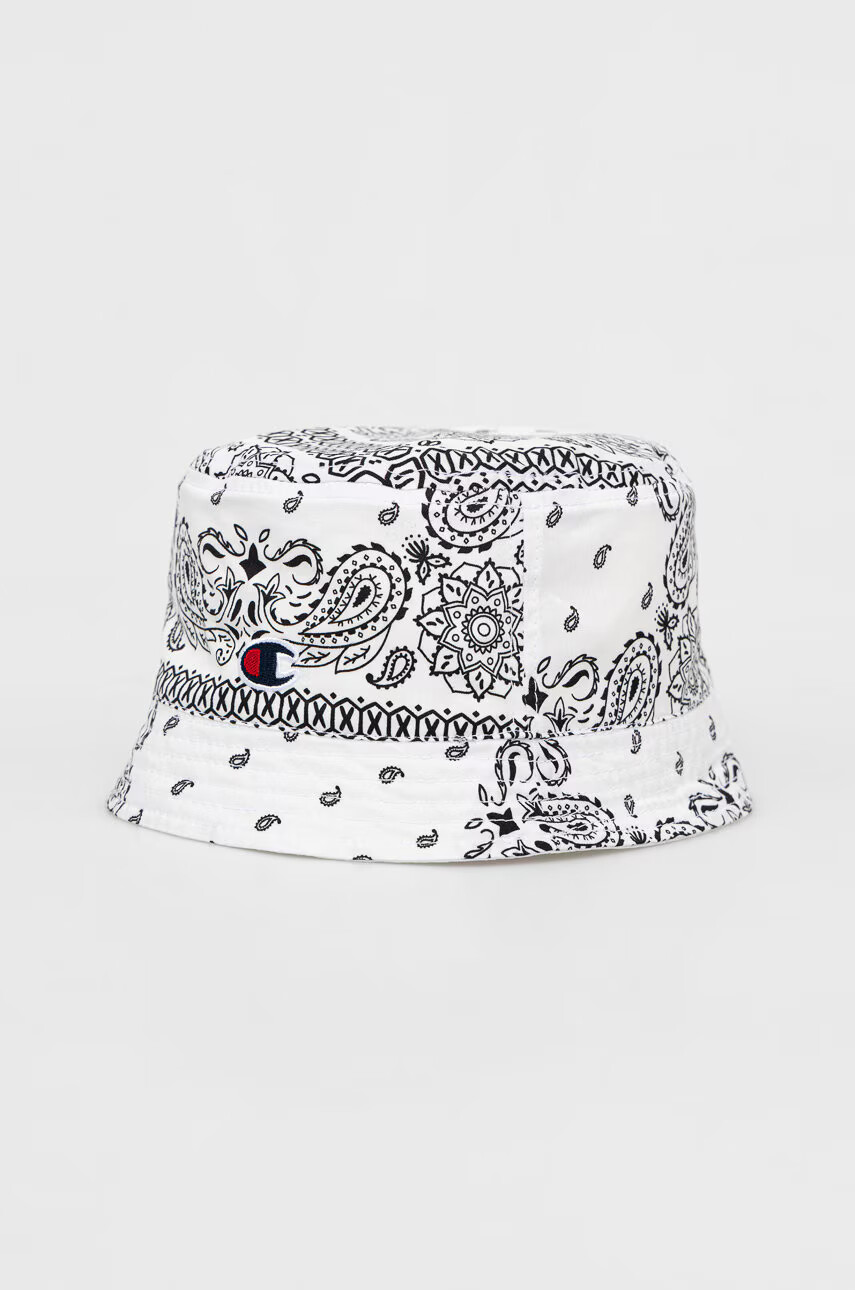 Champion Памучна капела с две лица 805505 в бяло от памук - Pepit.bg