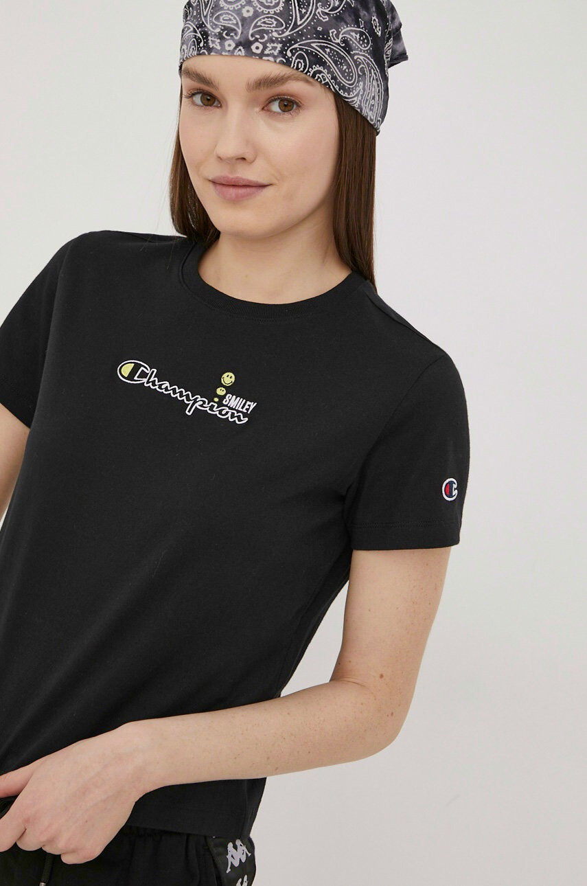 Champion Памучна тениска X Smiley 115936 - Pepit.bg