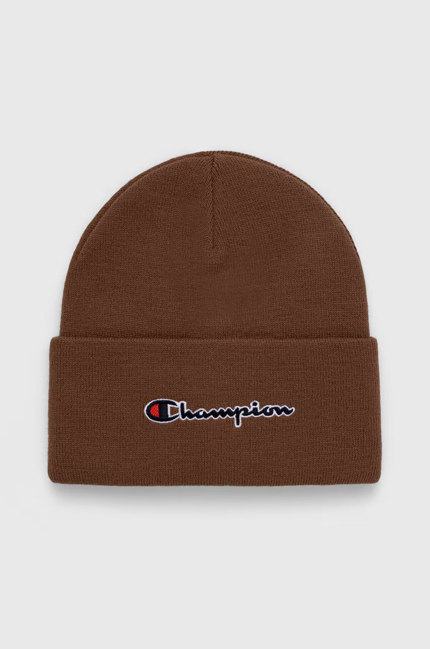 Champion Шапка в зелено от плътен трикотаж - Pepit.bg