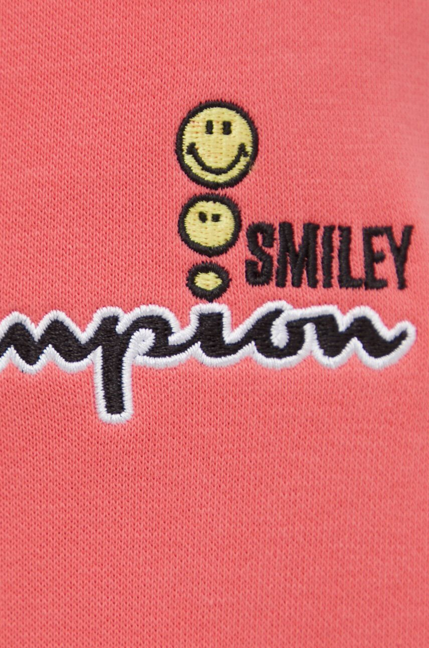 Champion Спортен панталон X Smiley 115934 дамски в розово с апликация - Pepit.bg