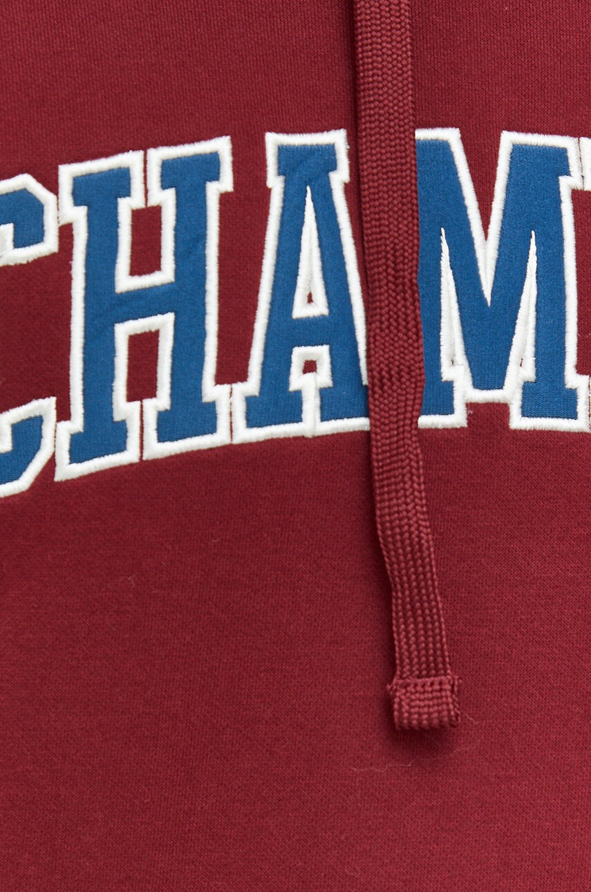Champion Суичър в бордо с качулка с апликация - Pepit.bg