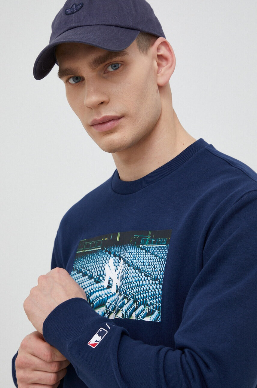 Champion Суичър в тъмносиньо с десен - Pepit.bg