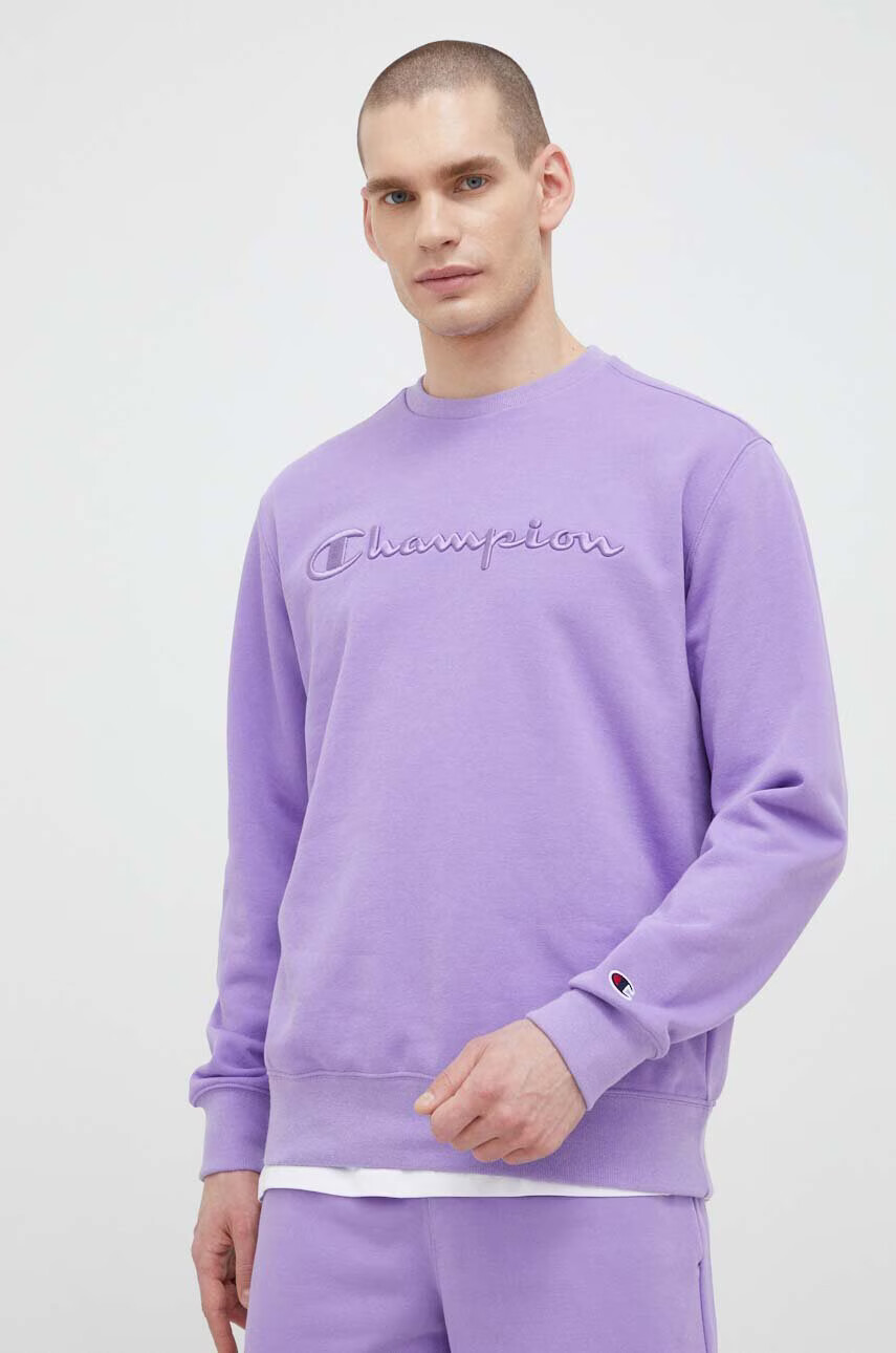 Champion Суичър в лилаво с апликация - Pepit.bg