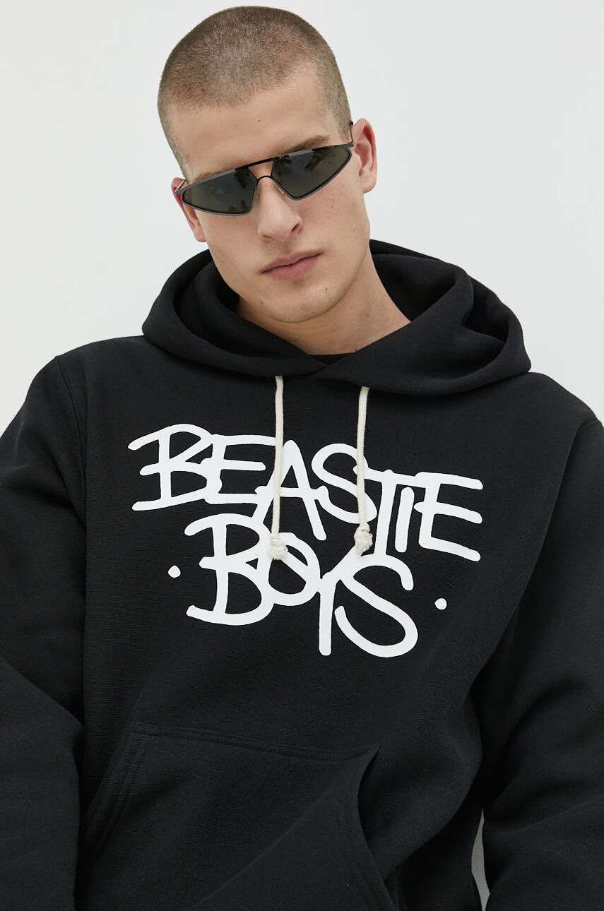 Champion Суичър x Beastie Boys в черно с принт - Pepit.bg