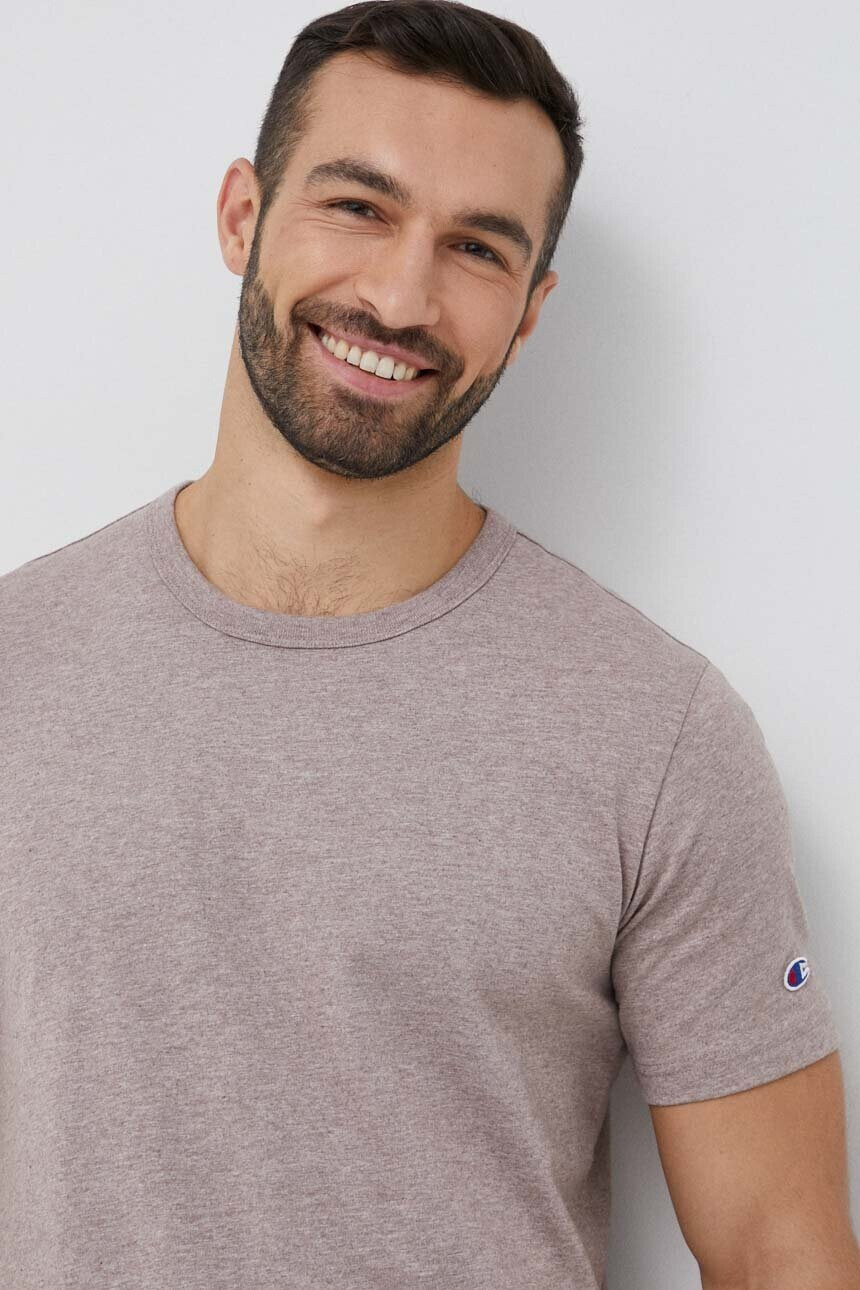 Champion Тениска в кафяво меланж на - Pepit.bg