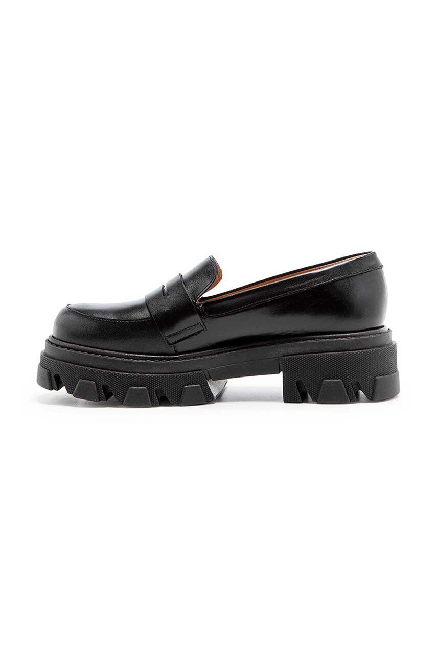 Charles Footwear Кожени мокасини Mey в черно с платформа Mey.Loafer.Basic - Pepit.bg