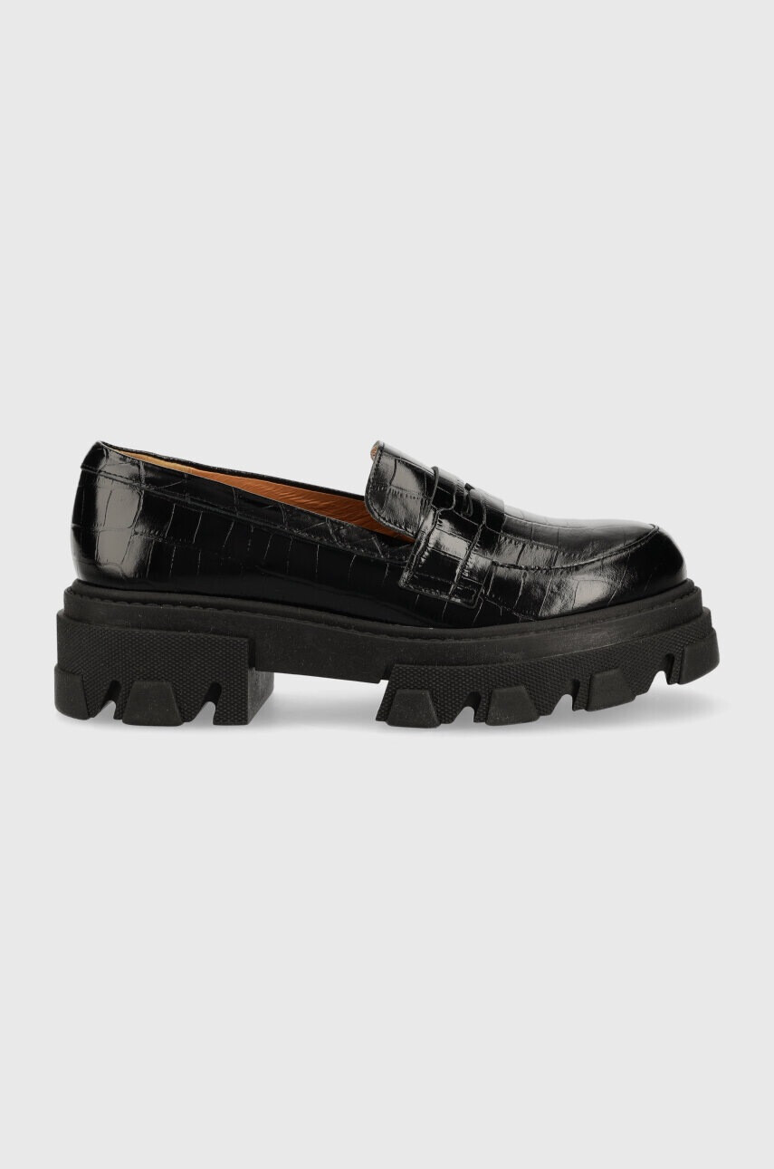 Charles Footwear Кожени мокасини Mey в черно с платформа Mey.Loafer.Basic - Pepit.bg