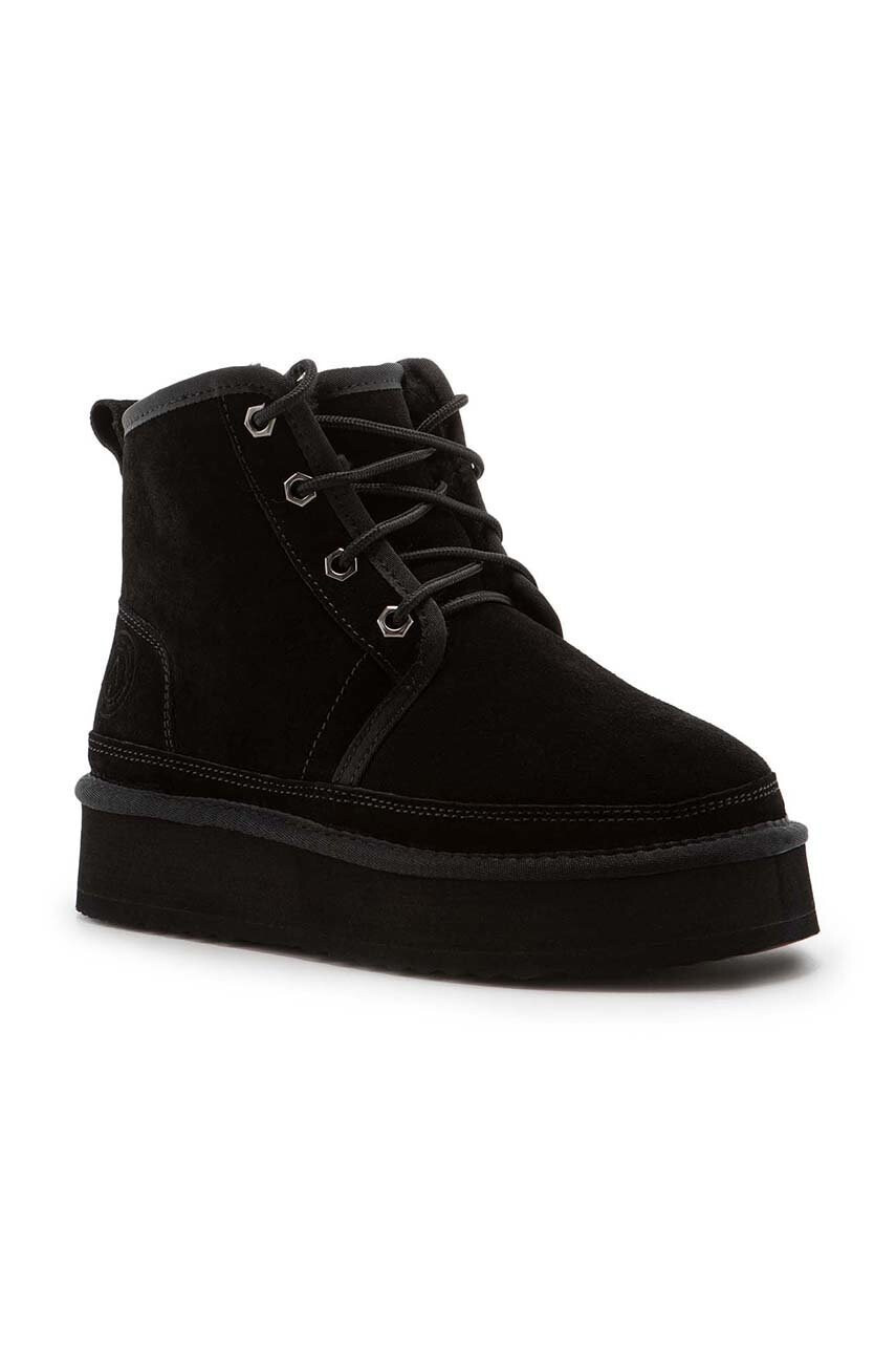 Charles Footwear Велурени апрески Grace в черно - Pepit.bg