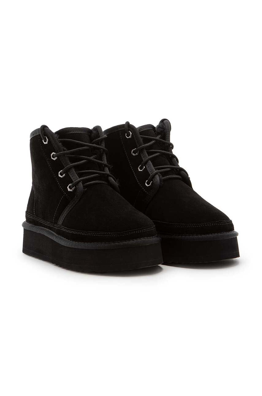 Charles Footwear Велурени апрески Grace в черно - Pepit.bg