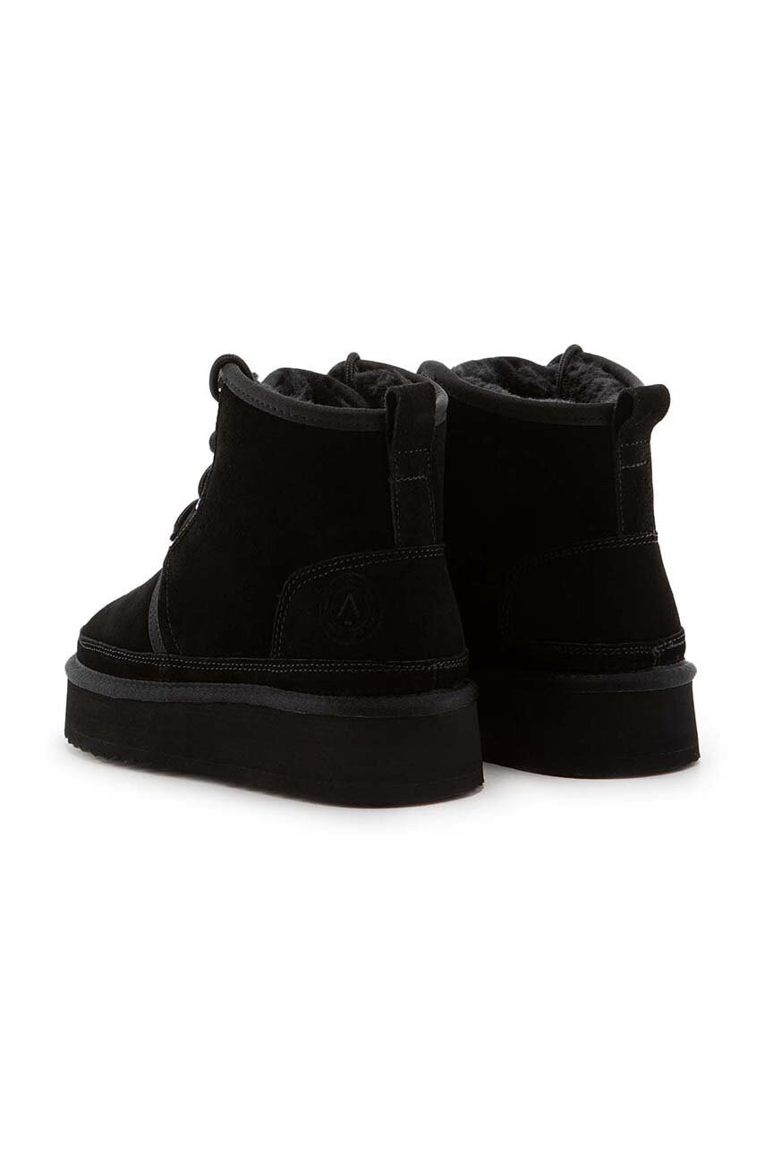 Charles Footwear Велурени апрески Grace в черно - Pepit.bg