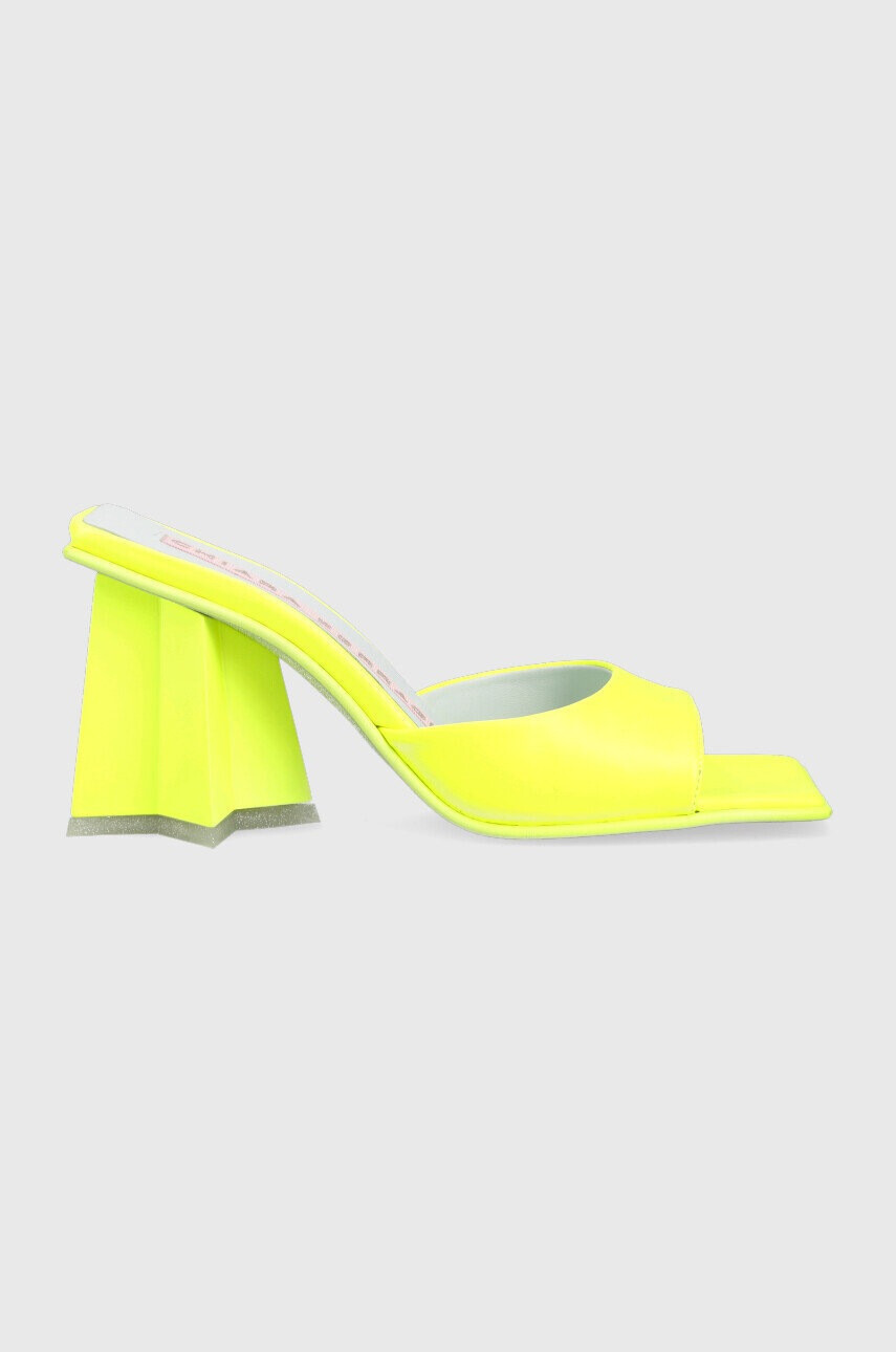 Chiara Ferragni Чехли CF3132_036 в жълто с висок ток CF STAR HEEL 85 - Pepit.bg