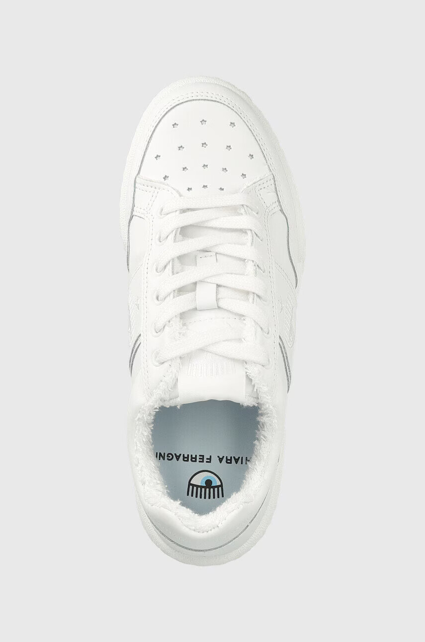 Chiara Ferragni Кожени маратонки CF3109_009 в бяло CF1 LOW - Pepit.bg