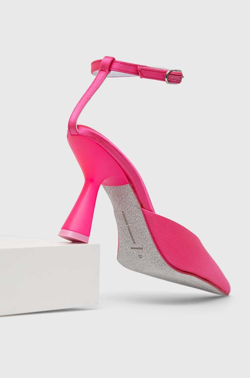 Chiara Ferragni Обувки с висок ток CF3142_012 в розово CF DECOLLETE - Pepit.bg
