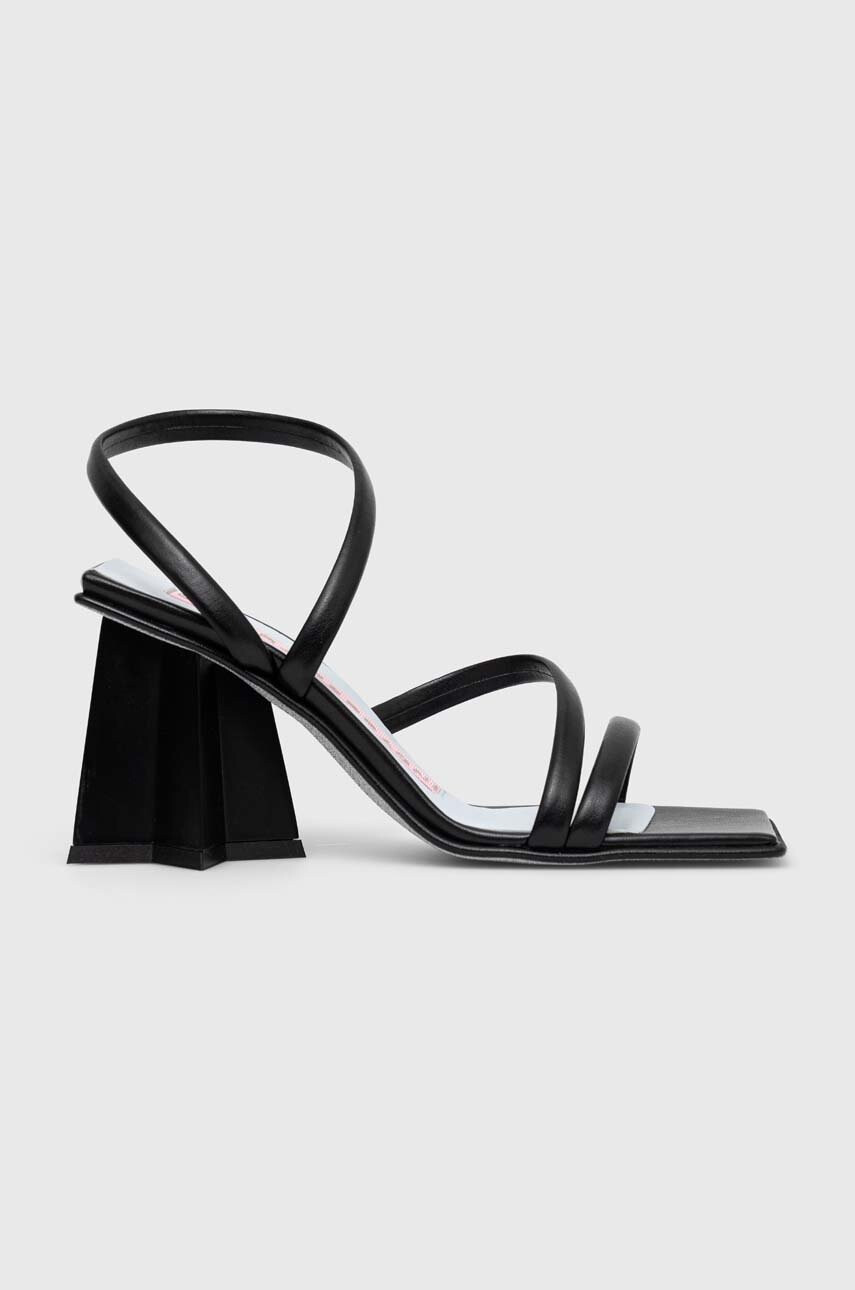 Chiara Ferragni Сандали CF3130_001 в черно CF STAR HEEL 85 - Pepit.bg