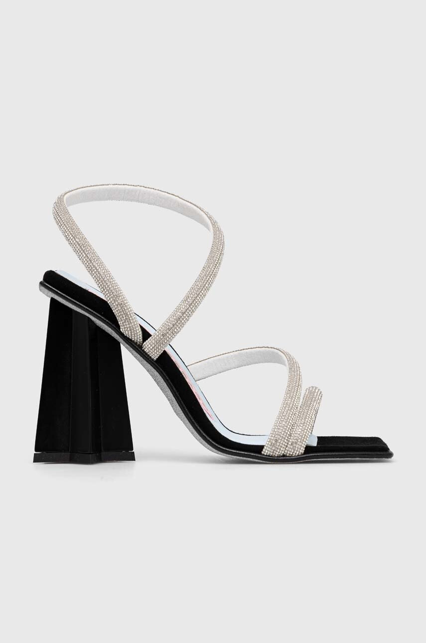 Chiara Ferragni Сандали CF3136_001 в черно CF STAR HEEL 100 - Pepit.bg