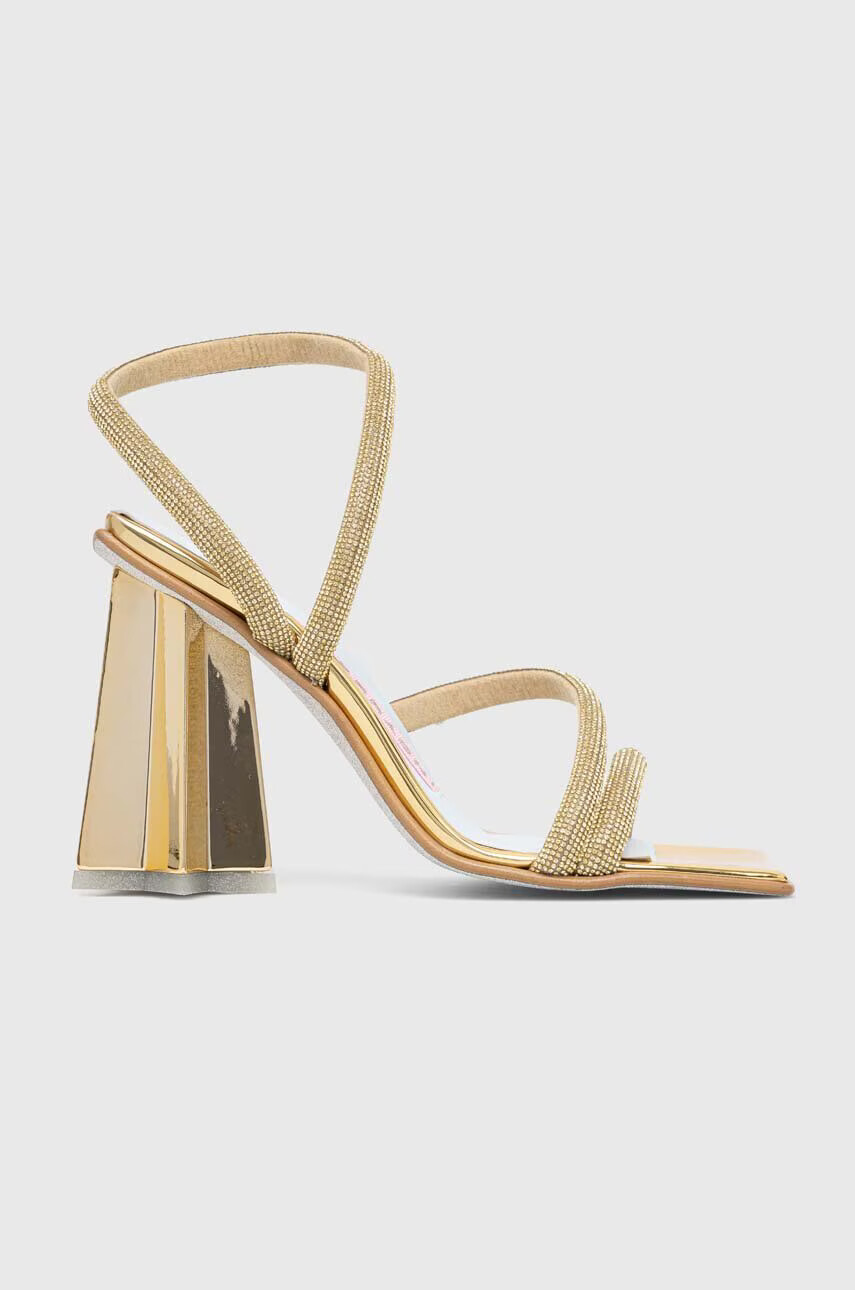 Chiara Ferragni Сандали CF3136_005 в златисто CF STAR HEEL 100 - Pepit.bg
